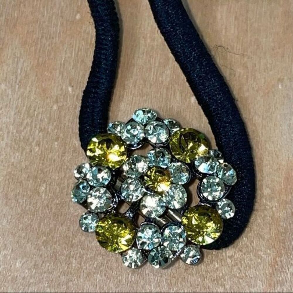 Vintage SNK Rhinestone hair tie
